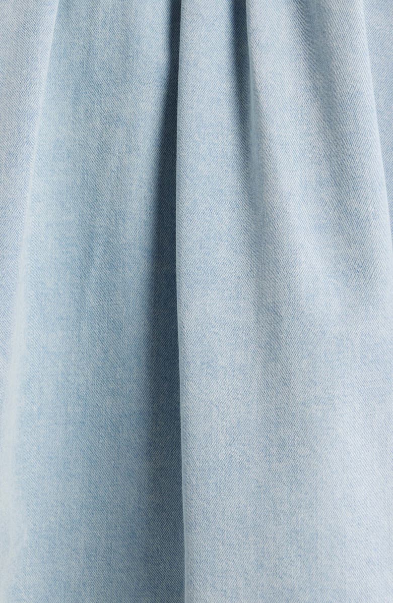 FRAME The Resort Denim Peasant Top, Alternate, color, Haven