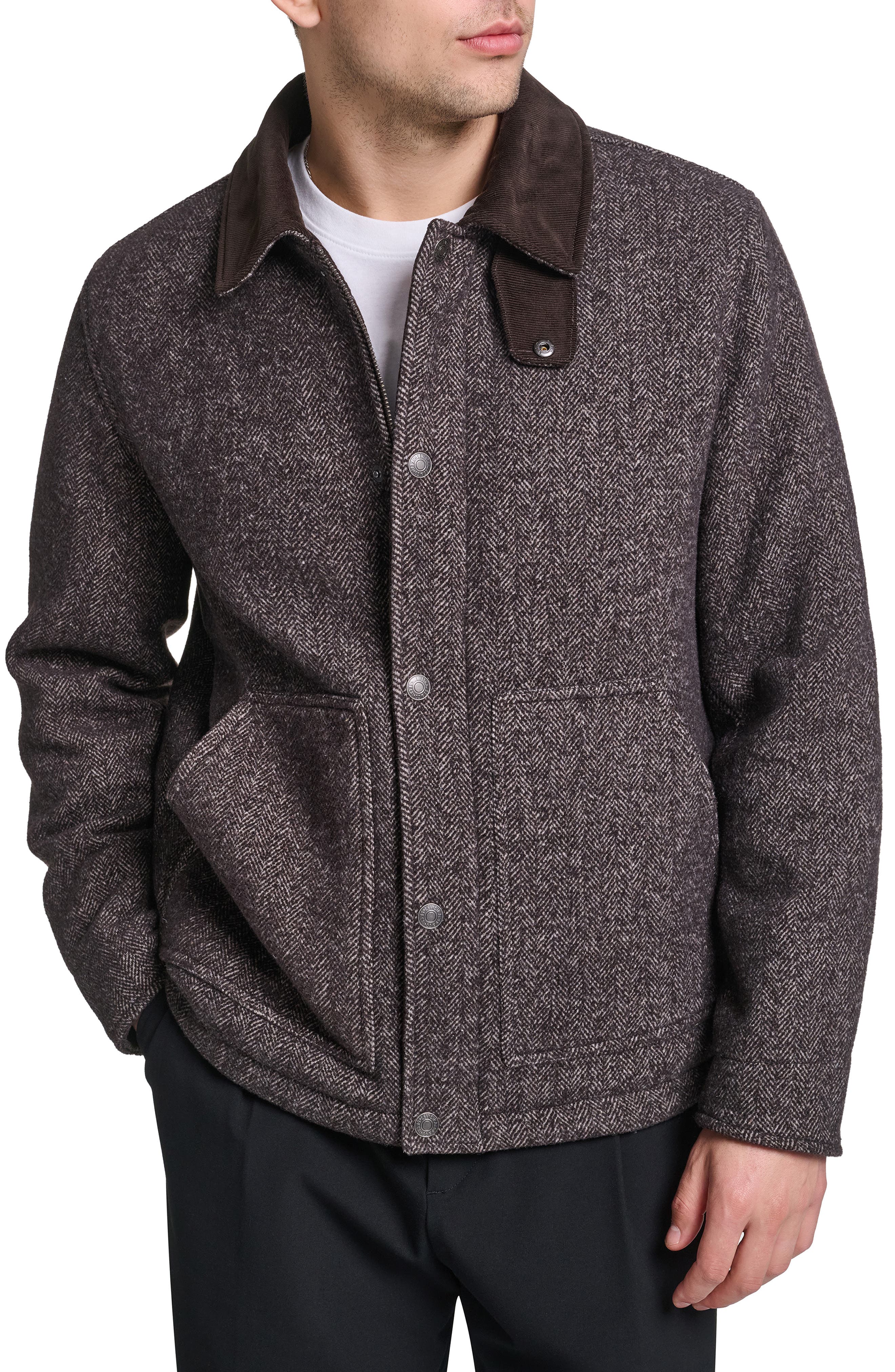 BROWN TWEED