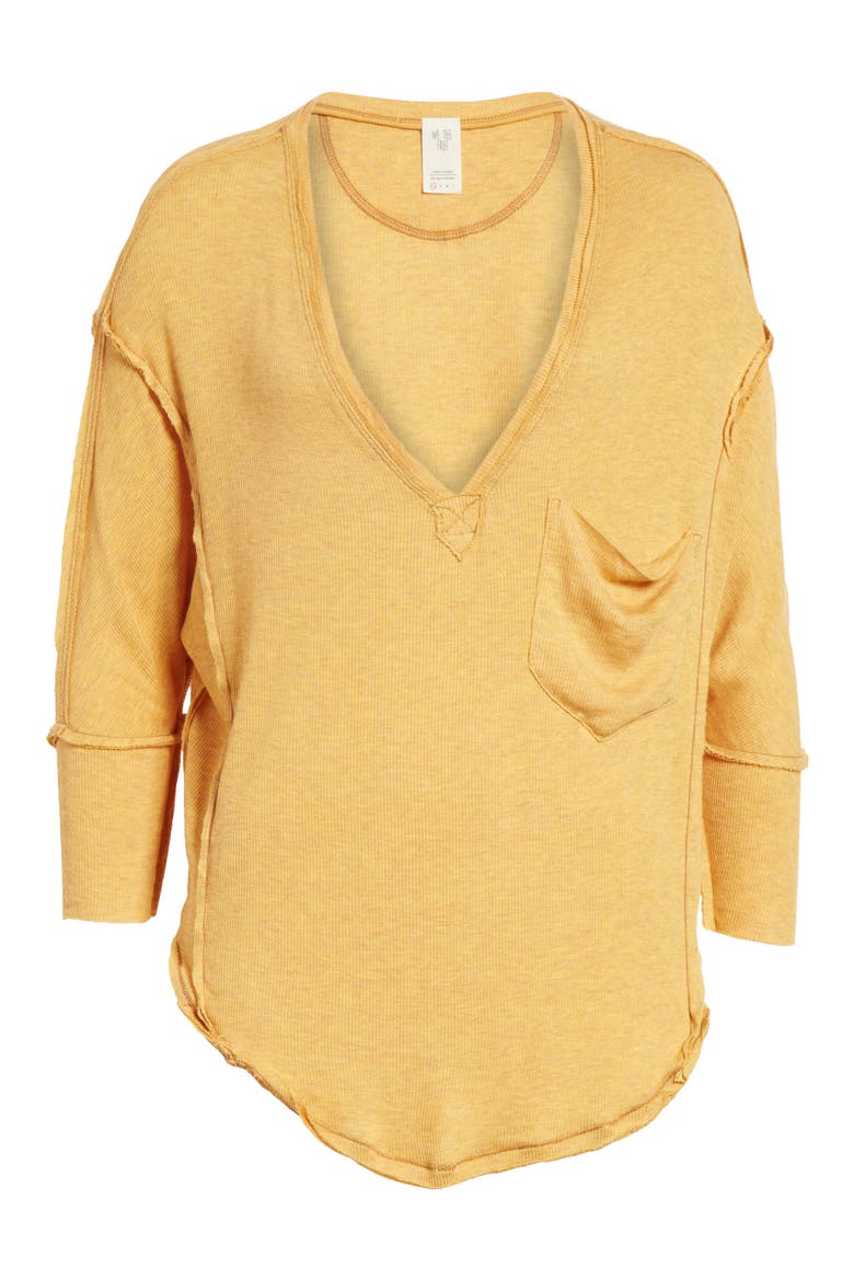 We the Free by Free People Golden Gate Tee, Alternate, color, YELLOW