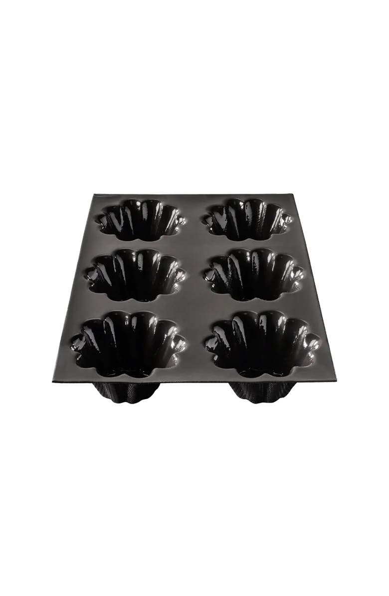 Silpat Flexipan 6 Briochettes Mold, Main, color, Black