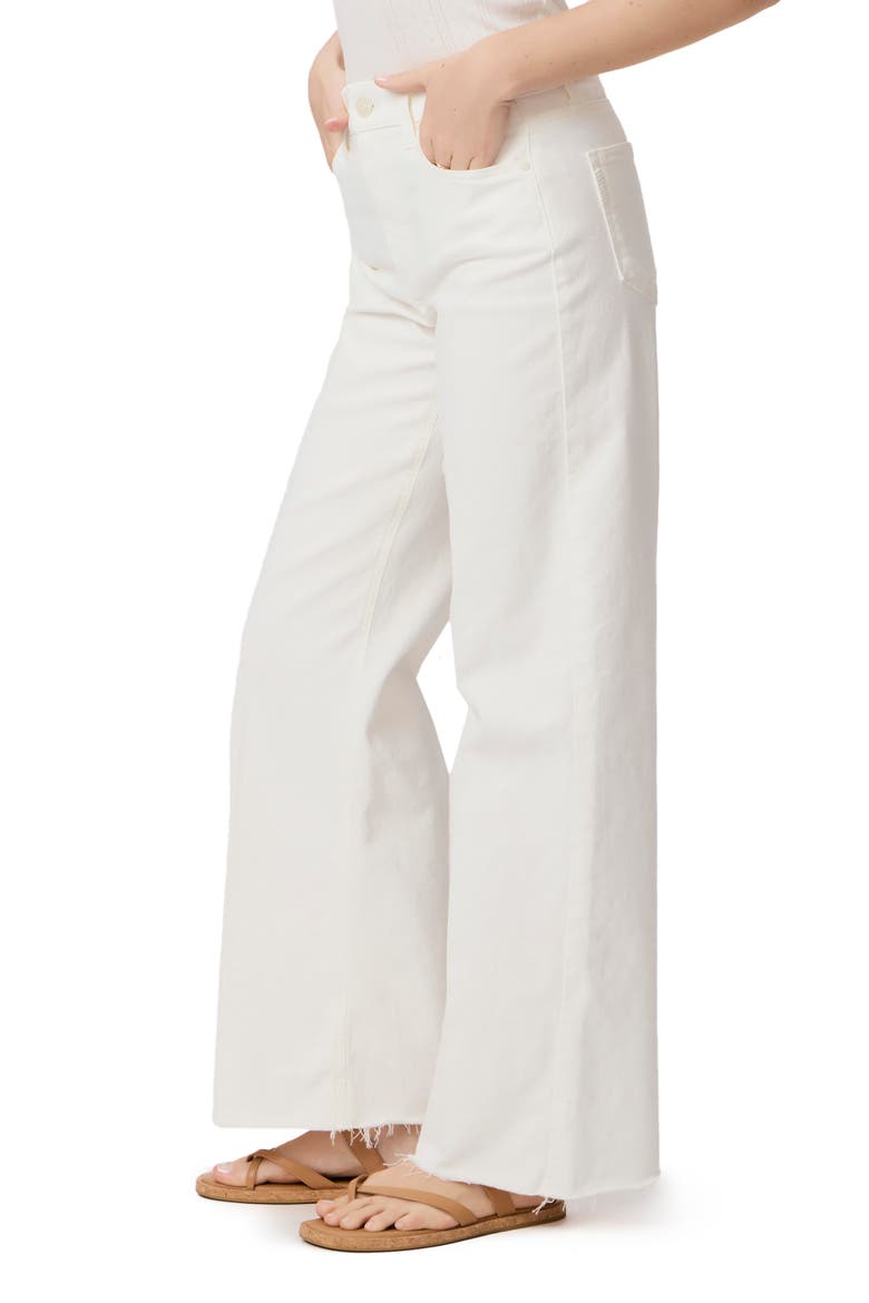 Anessa Raw Hem High Waist Wide Leg Jeans, Alternate, color, TONALECRU