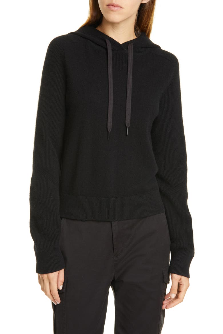 Logan Cashmere Hoodie, Main, color, BLK