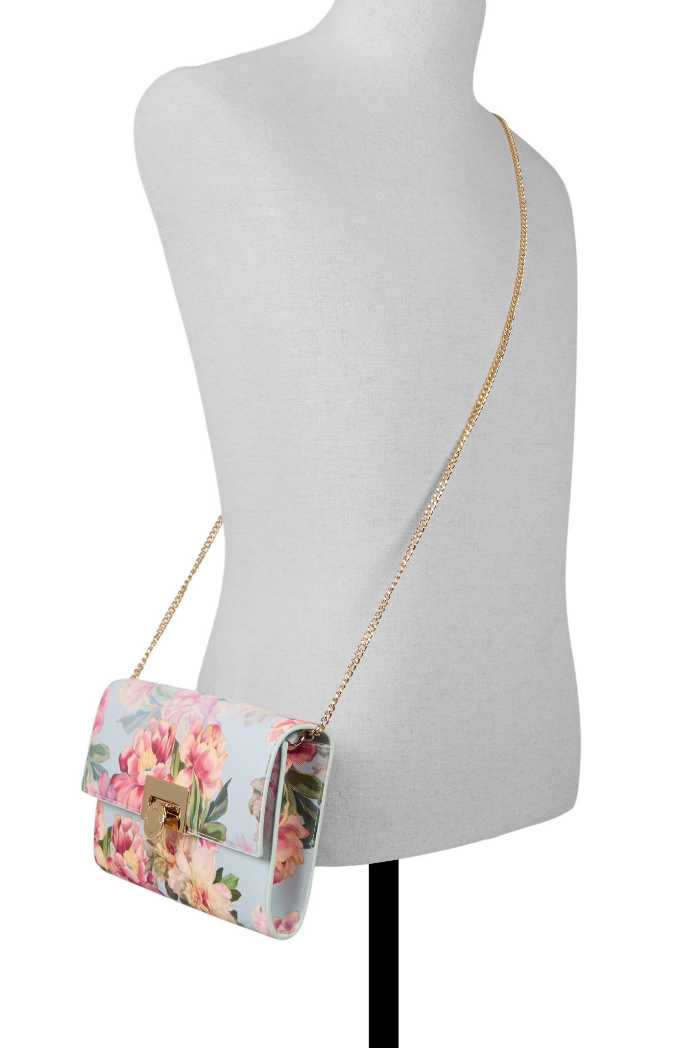 Parisa Faux Leather Crossbody Bag, Alternate, color, BRIGHT BLUE MULTI