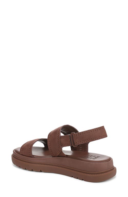 Naturalizer Attract Slingback Platform Sandal In Cappucino Brown