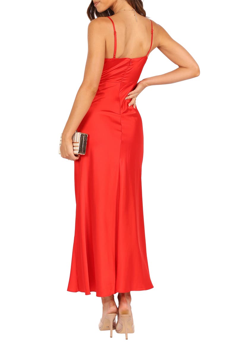 Lipa Colorblock Slipdress, Alternate, color, PINK/ RED