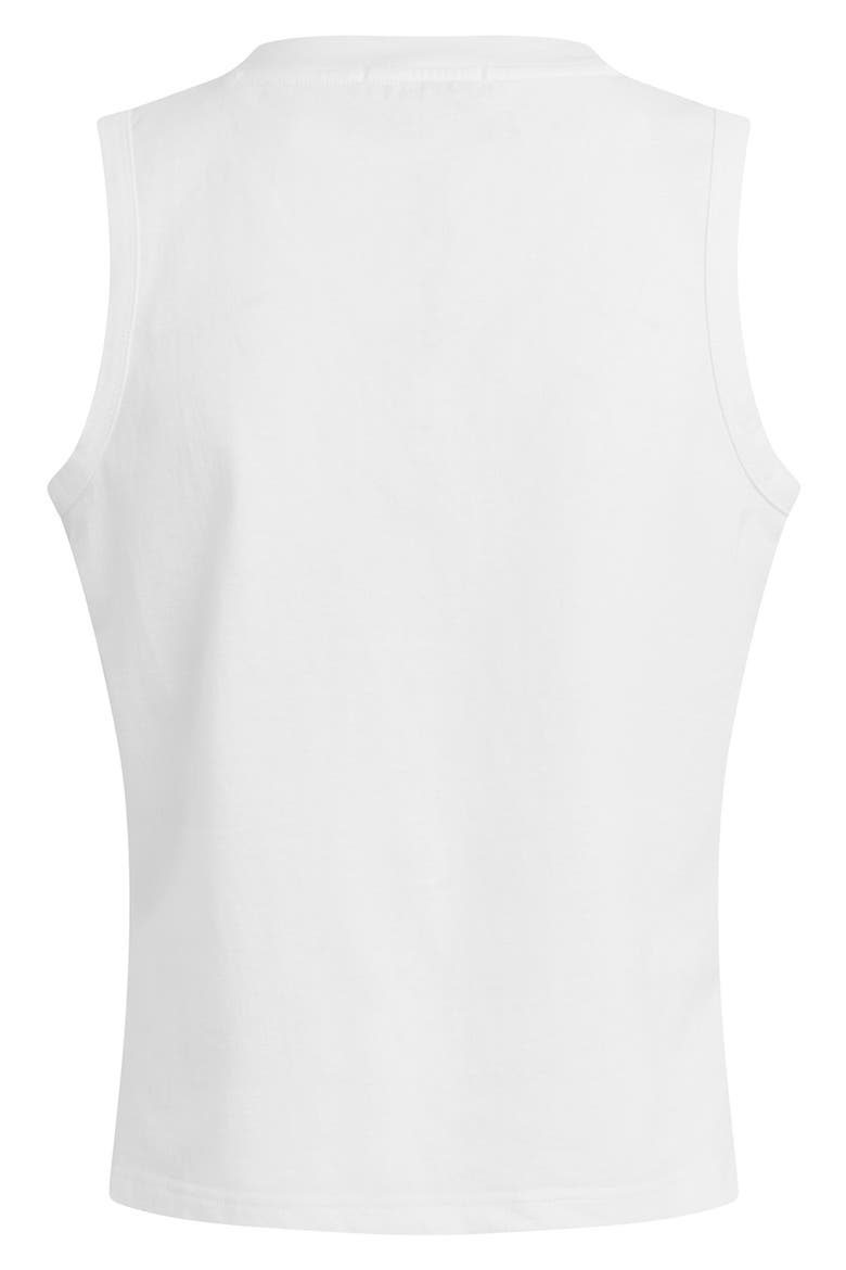 The Everyday Organic Cotton V-Neck Tank, Alternate, color, WHITE