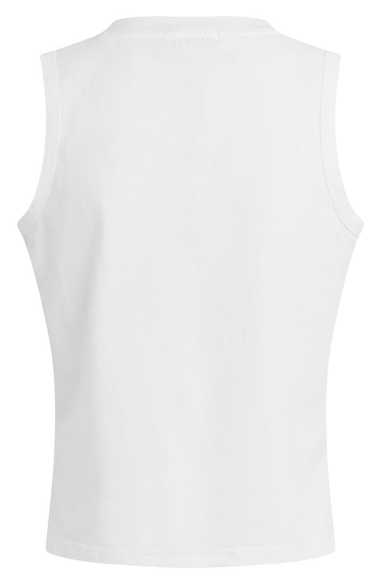 Favorite Daughter The Everyday Organic Cotton V-Neck Tank, Alternate, color, White