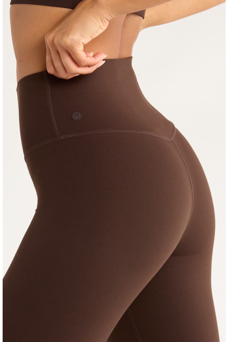 Studio Luxe Bootcut Leggings, Alternate, color, BROWN MOLE