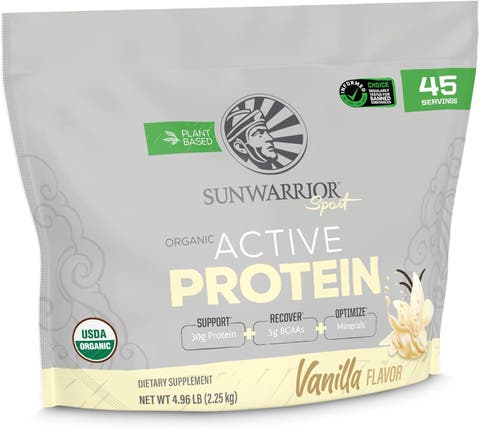 Organic Active Protein Powder, Vanilla, 2.25kg