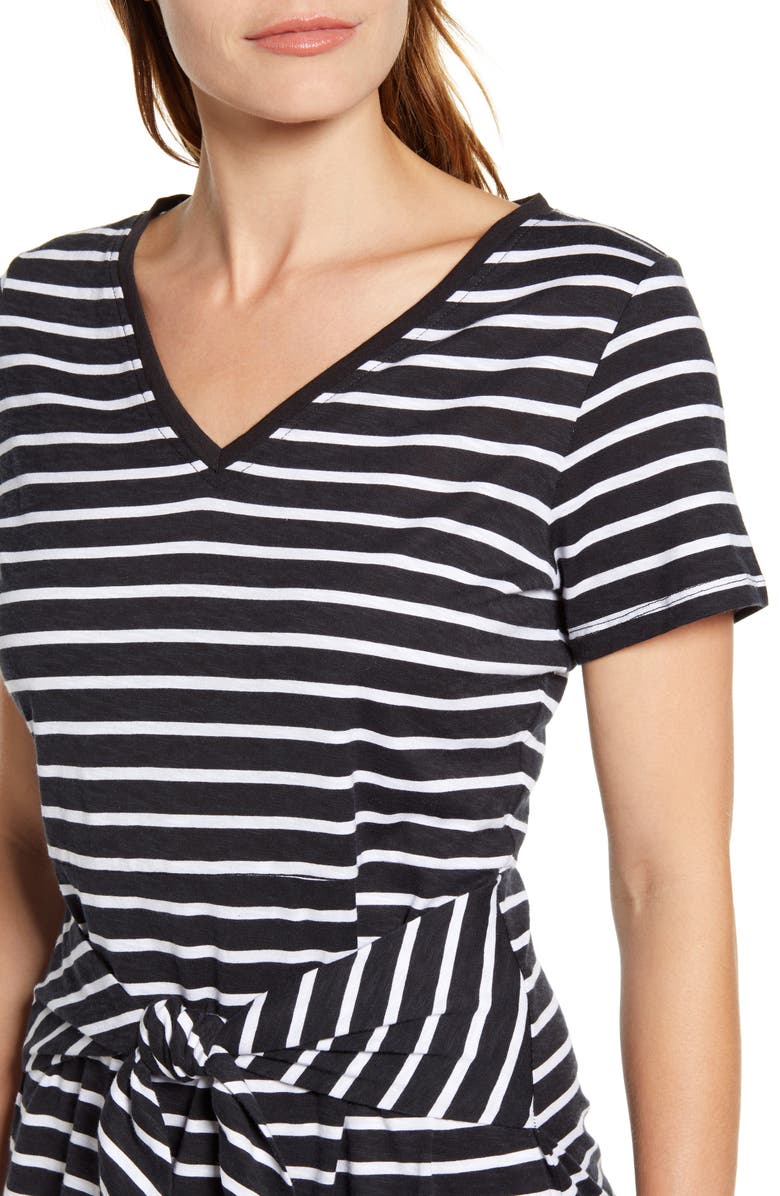 Tommy Bahama Sonoran Stripe Tie Waist Dress, Alternate, color,