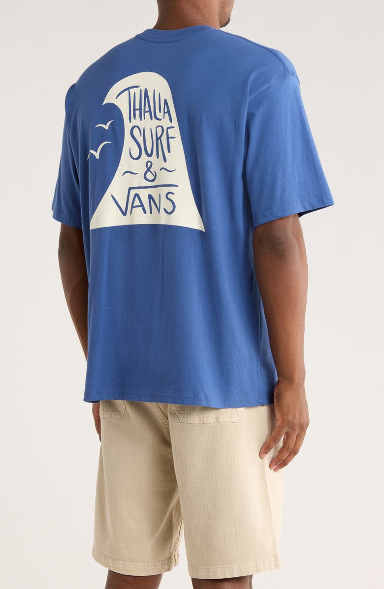 Vans Thalia Wave Cotton Graphic T-Shirt, Alternate, color, True Navy