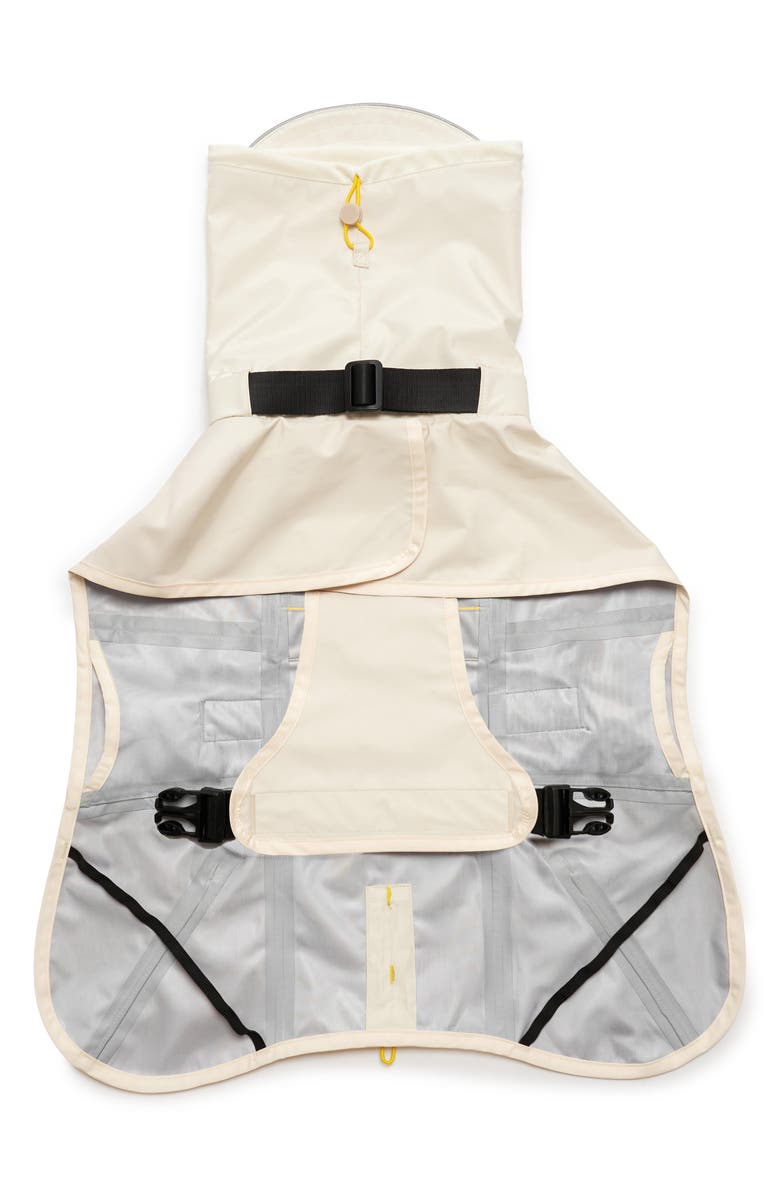 the furryfolks Venture Pet Rain Jacket, Alternate, color, Yellow