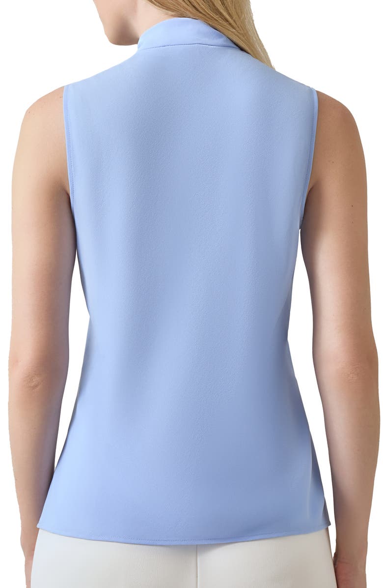 KASPER Tie Front Sleeveless Stretch Top, Alternate, color, 
