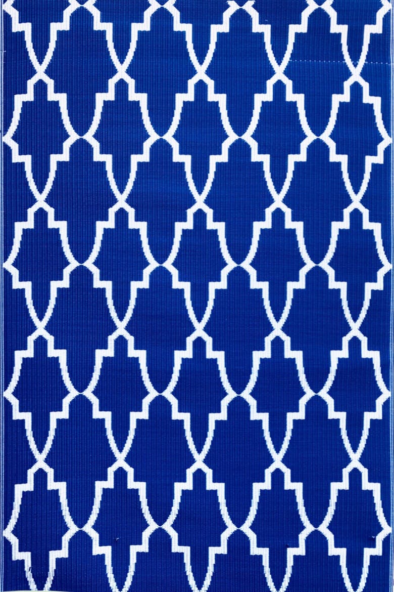 Casa Blanca Rug, Main, color, Blue White - 6'x9'