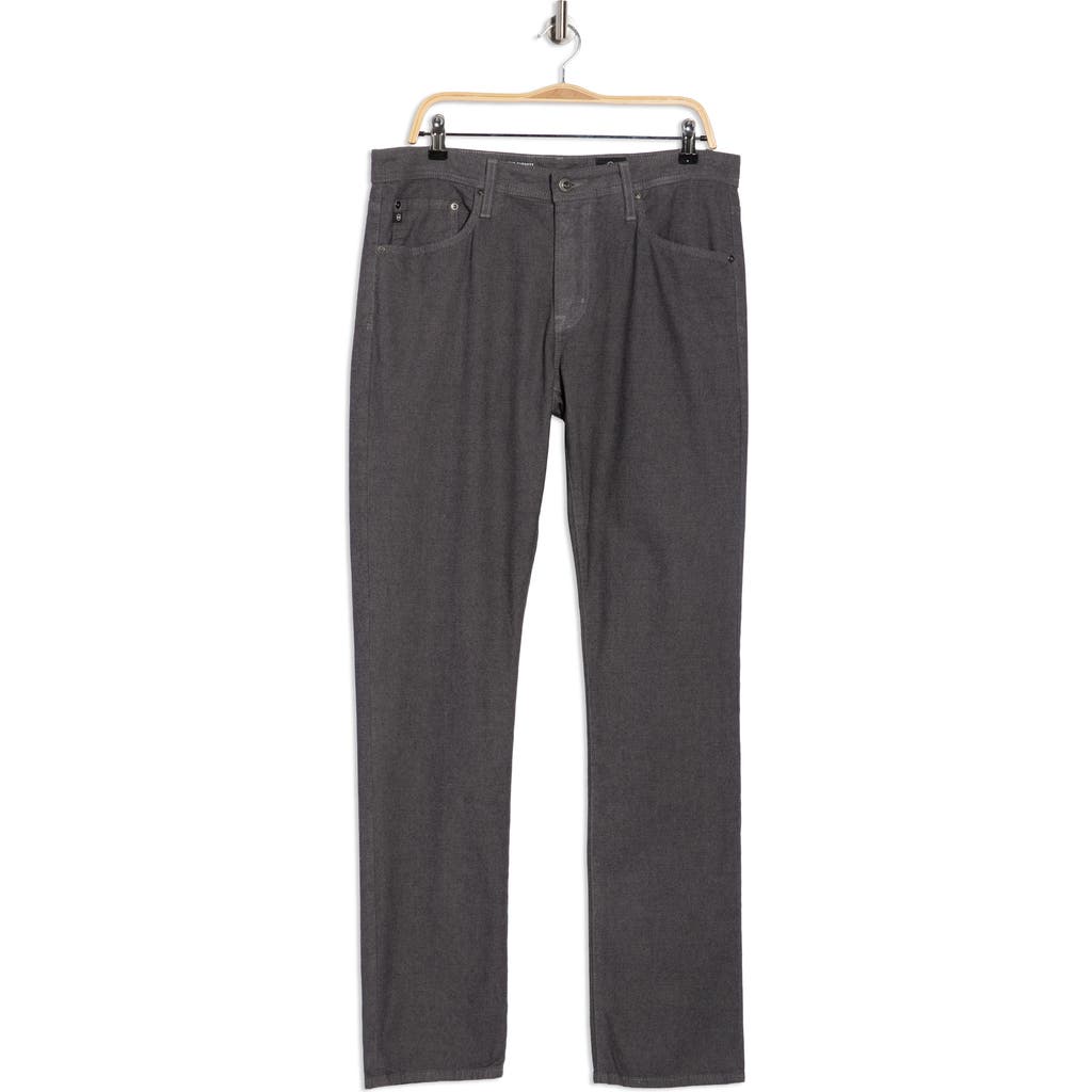 Ag Everett Slim Straight Leg Jeans In Brown