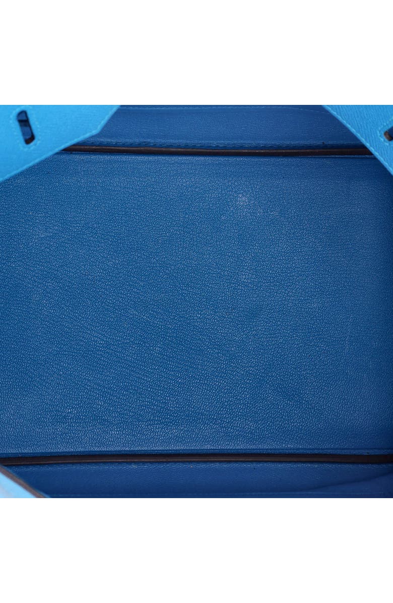 Pre-Owned Hermes Birkin Handbag Blue Epsom with Palladium Hardware 35, Alternate, color, Bleu Zanzibar