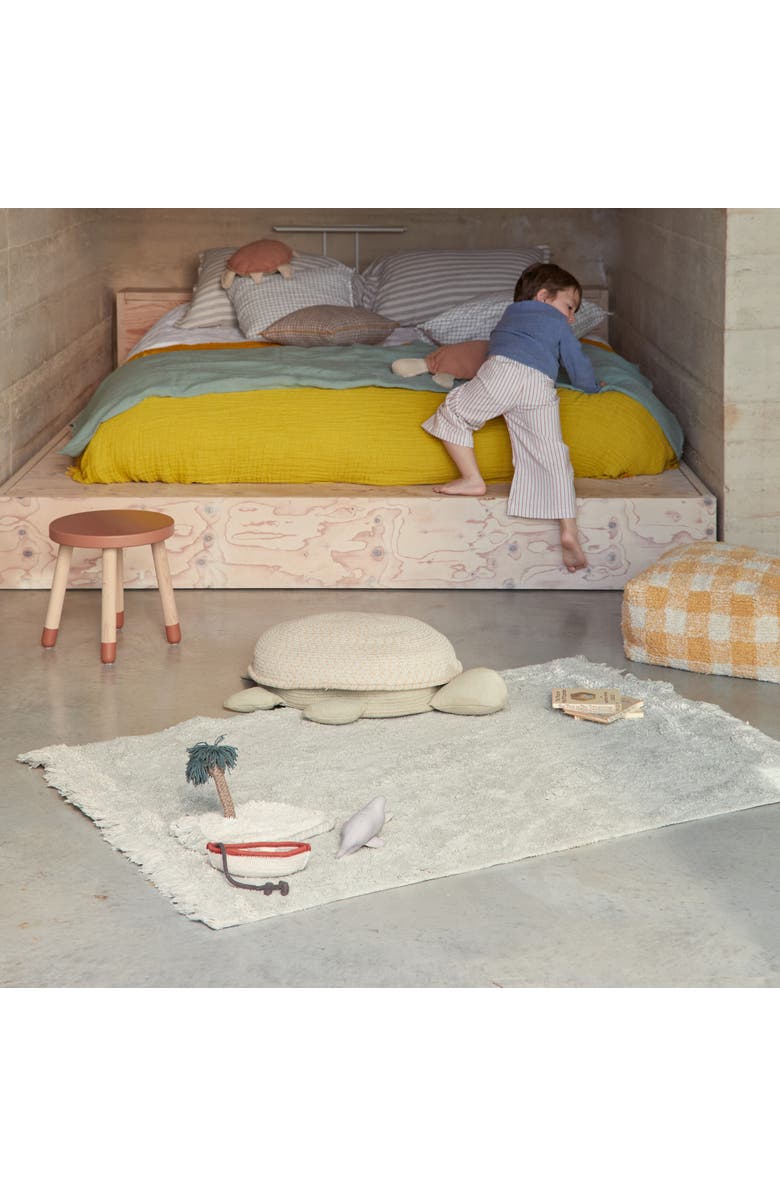 Lorena Canals Basket Mama Turtle, Alternate, color, Multicolor