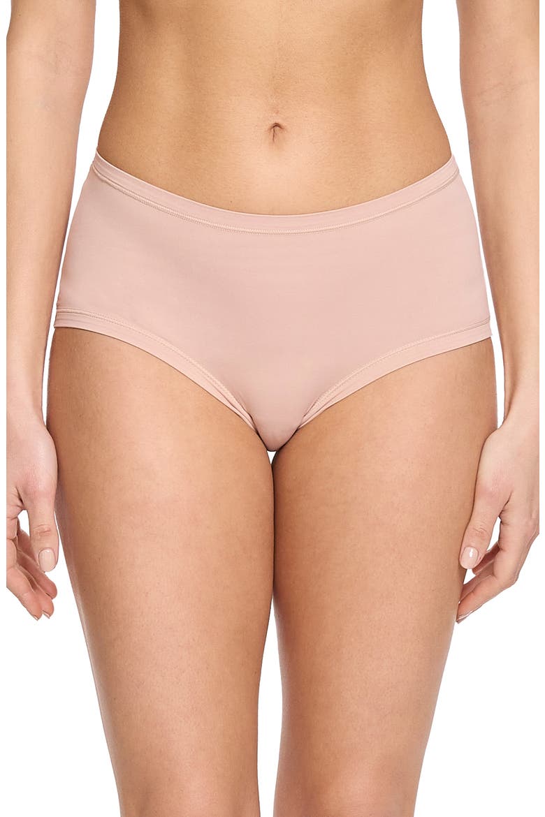 YourFit™ Assorted 3-Pack Boyshorts, Alternate, color, ALMOND MILK