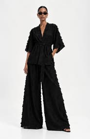 DIARRABLU Embroidered Cotton Jant Pants