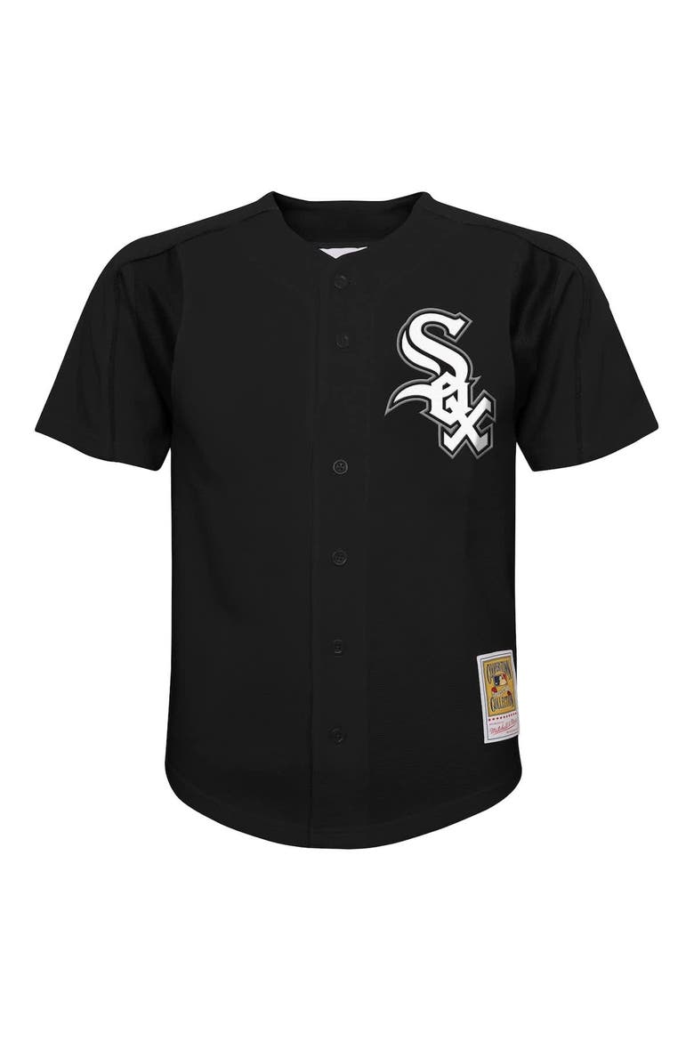 Youth Mitchell & Ness Paul Konerko Black Chicago White Sox Mesh Batting Practice Jersey, Alternate, color, Black