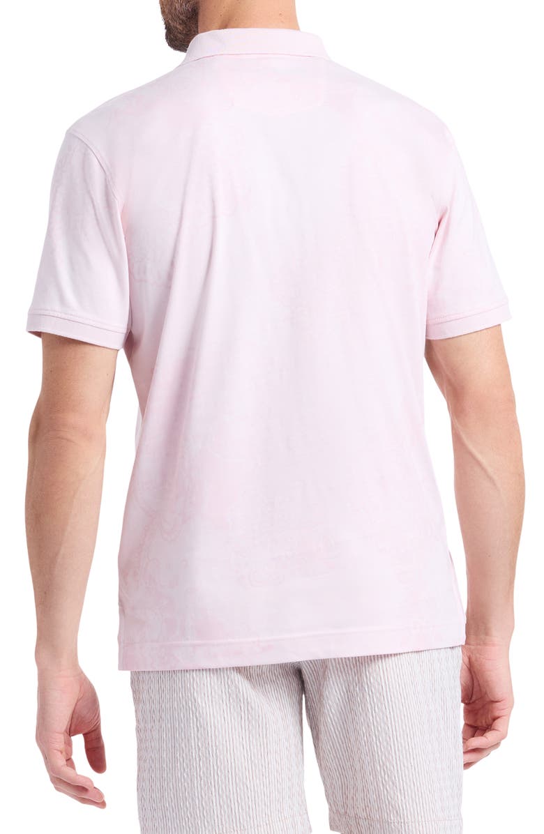 Robert Graham Linford Cotton Polo, Alternate, color, Light Pink