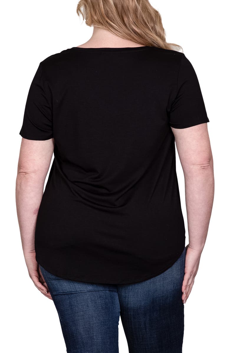Standards & Practices V-Neck T-Shirt, Alternate, color, Black
