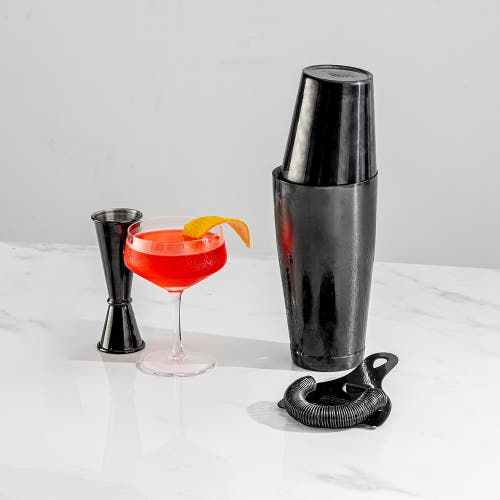 A Bar Above 4-piece Craft Bar Set, Black In Black