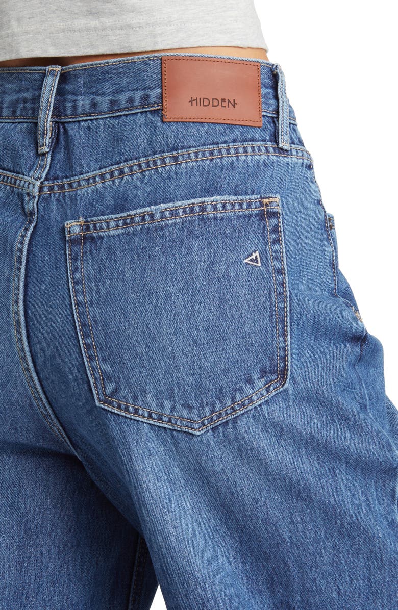 HIDDEN JEANS Ripped Baggy Nonstretch Jeans, Alternate, color, 