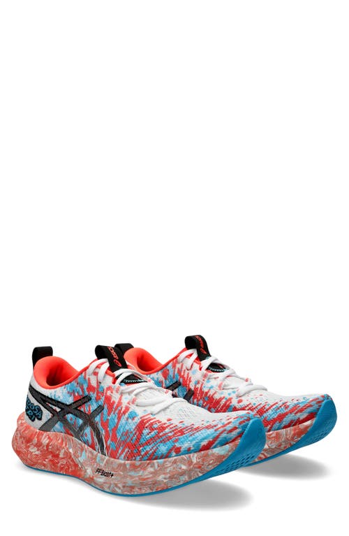 ASICS® Noosa Tri 16 Running Shoe in White/Sunrise Red 