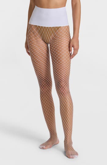 Open Air High Waist Fishnet Tights