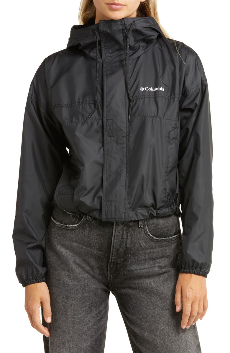 Columbia Flash Challenger<sup>™</sup> Water Resistant Crop Windbreaker Jacket, Alternate, color,