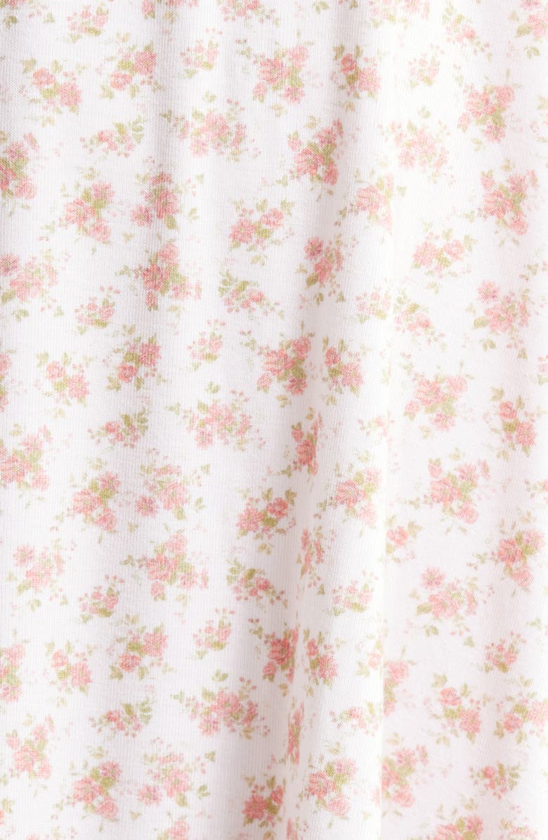 KILO BRAVA Lace Trim Stretch Modal Babydoll Chemise, Alternate, color, 