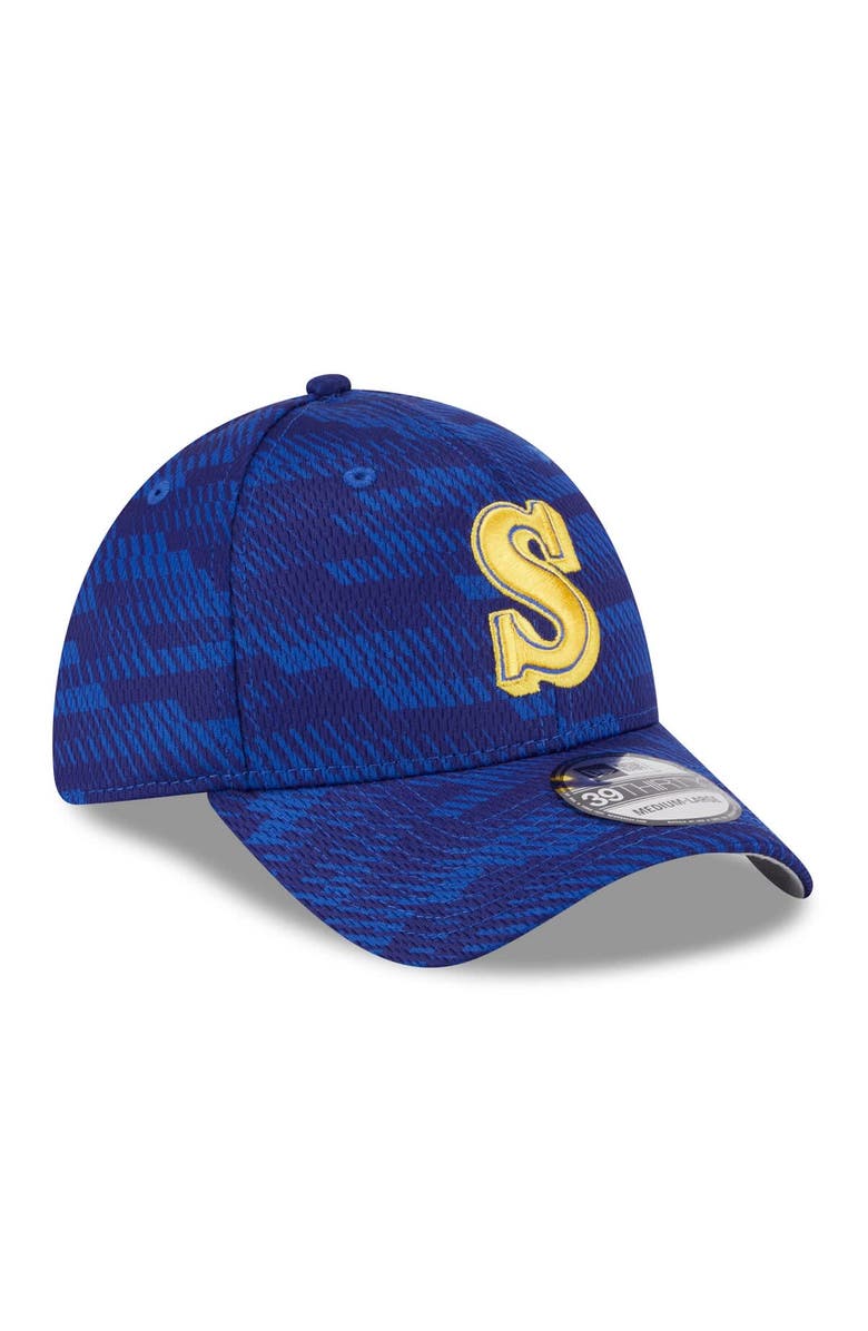 New Era Men's New Era Royal Seattle Mariners 2025 MLB Clubhouse 39THIRTY Flex Hat, Alternate, color, 