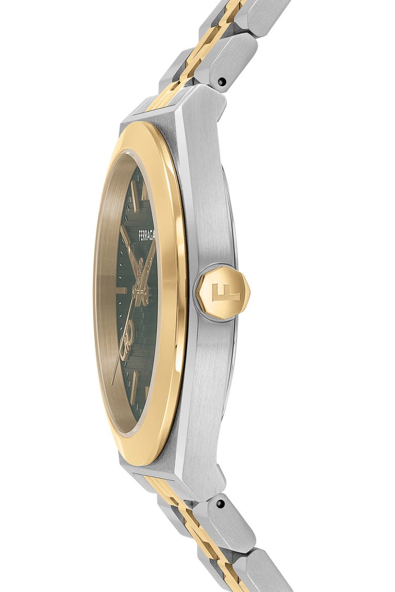 Vega Bracelet Watch, 40mm, Alternate, color, TWO TONE