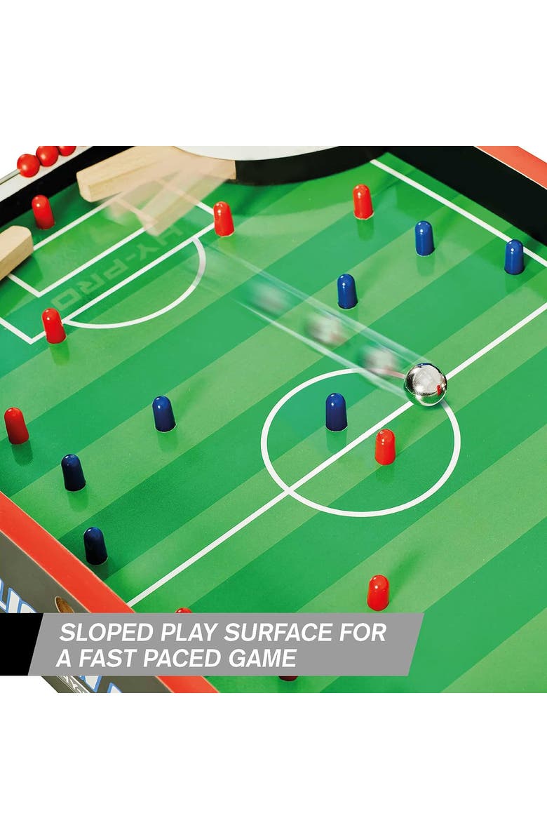 Hy-Pro Hypro Flick N Kick Table Pinball Game Toy For Kids 5 Years And Up, Alternate, color, Multicolored