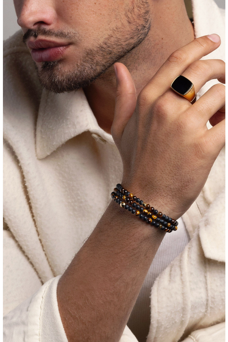 Mykonos Wrap Around Bracelet, Alternate, color, Brown Tiger Eye