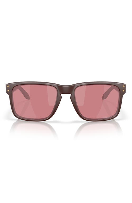 Oakley Holbrook 56mm Prizm™ Rectangular Sunglasses In Black