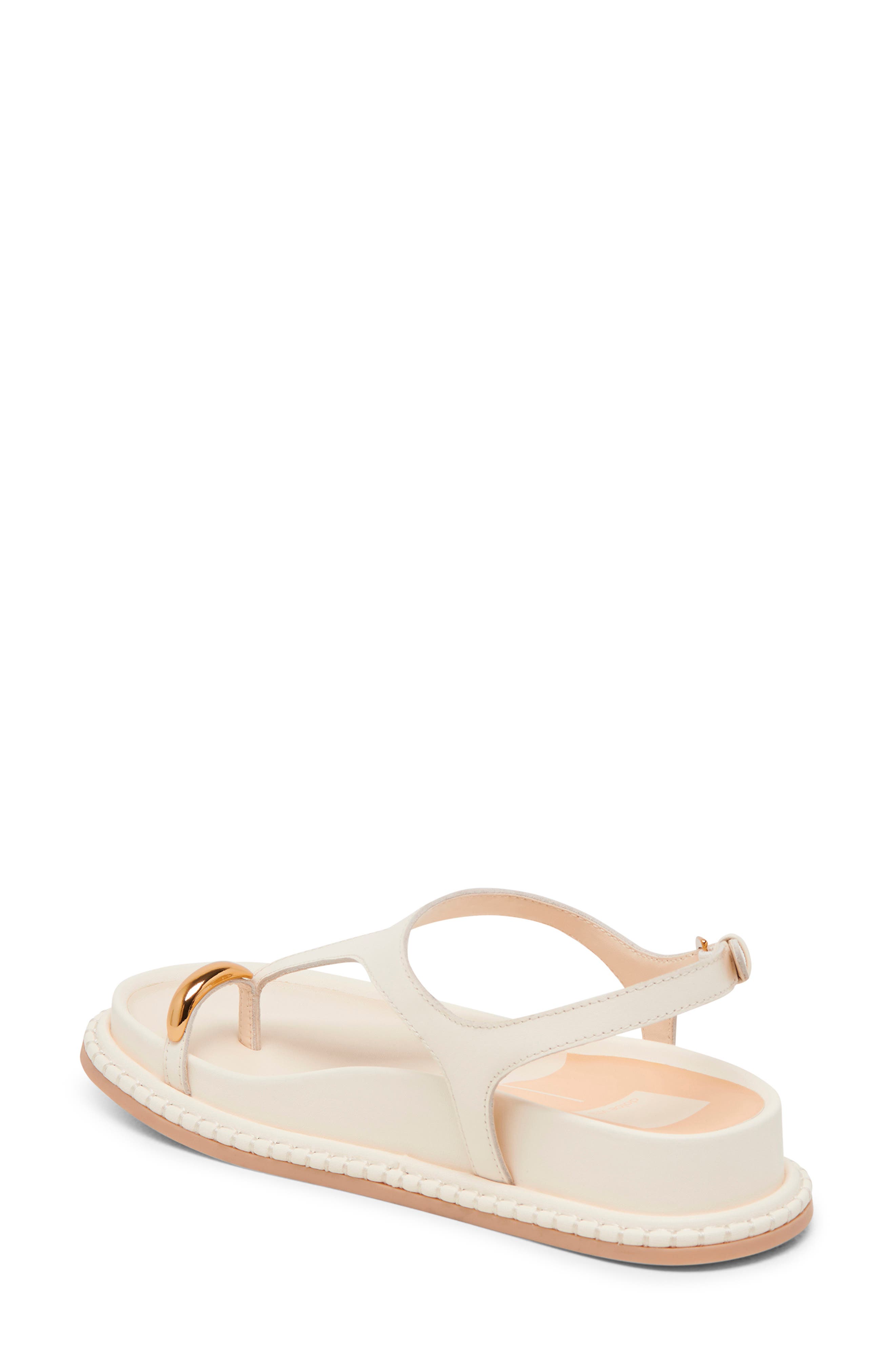 Stefan Slingback Sandal, Alternate, color, OFF WHITE LEATHER