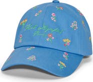 KARL LAGERFELD PARIS Karl's Garden Embroidered Baseball Cap