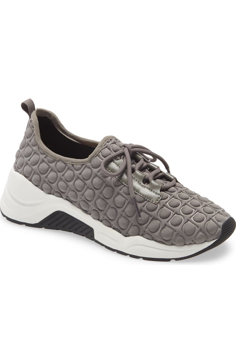 Linea Paolo Rodger Sneaker, Main, color, Grey Padded Fabric