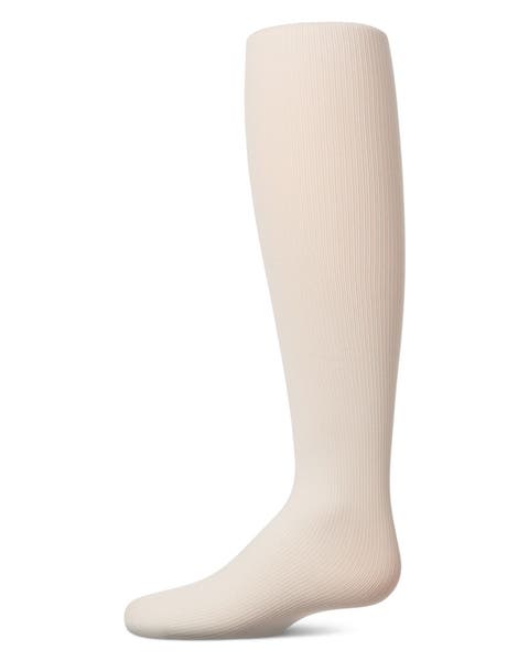 Ribbed Nylon Tights