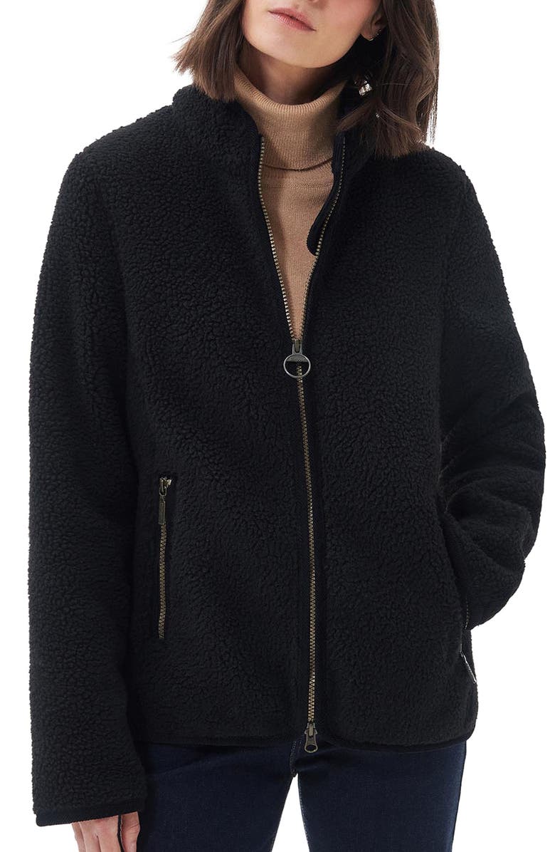 Barbour Lavenham High Pile Fleece Jacket, Main, color, 