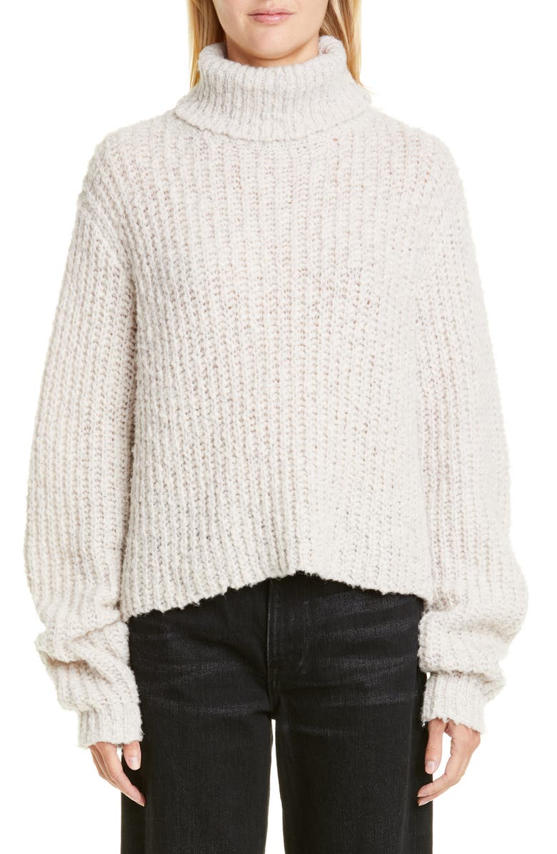 Simon Miller Wool Blend Turtleneck Sweater, Main, color,