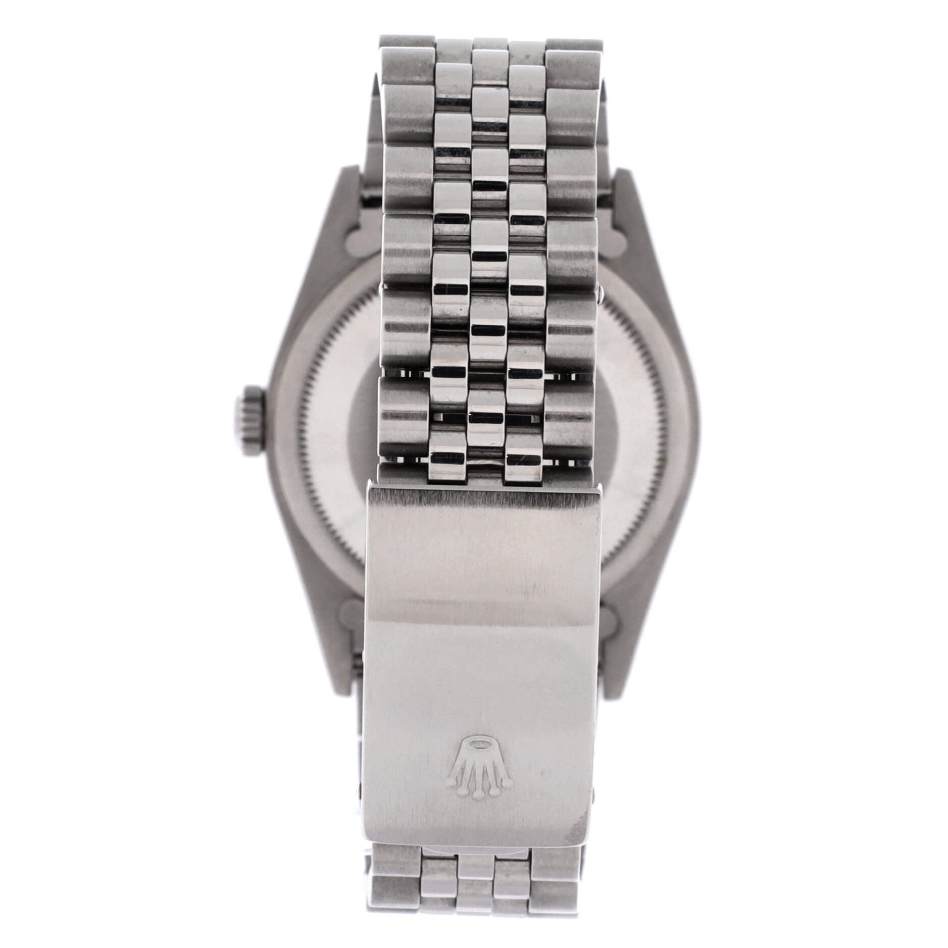 Oyster Perpetual Datejust Automatic Watch Stainless Steel and White Gold with Diamond Markers 36, Alternate, color, Metallic Silver