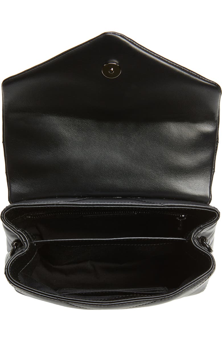 Saint Laurent Toy Loulou Leather Crossbody Bag, Alternate, color,