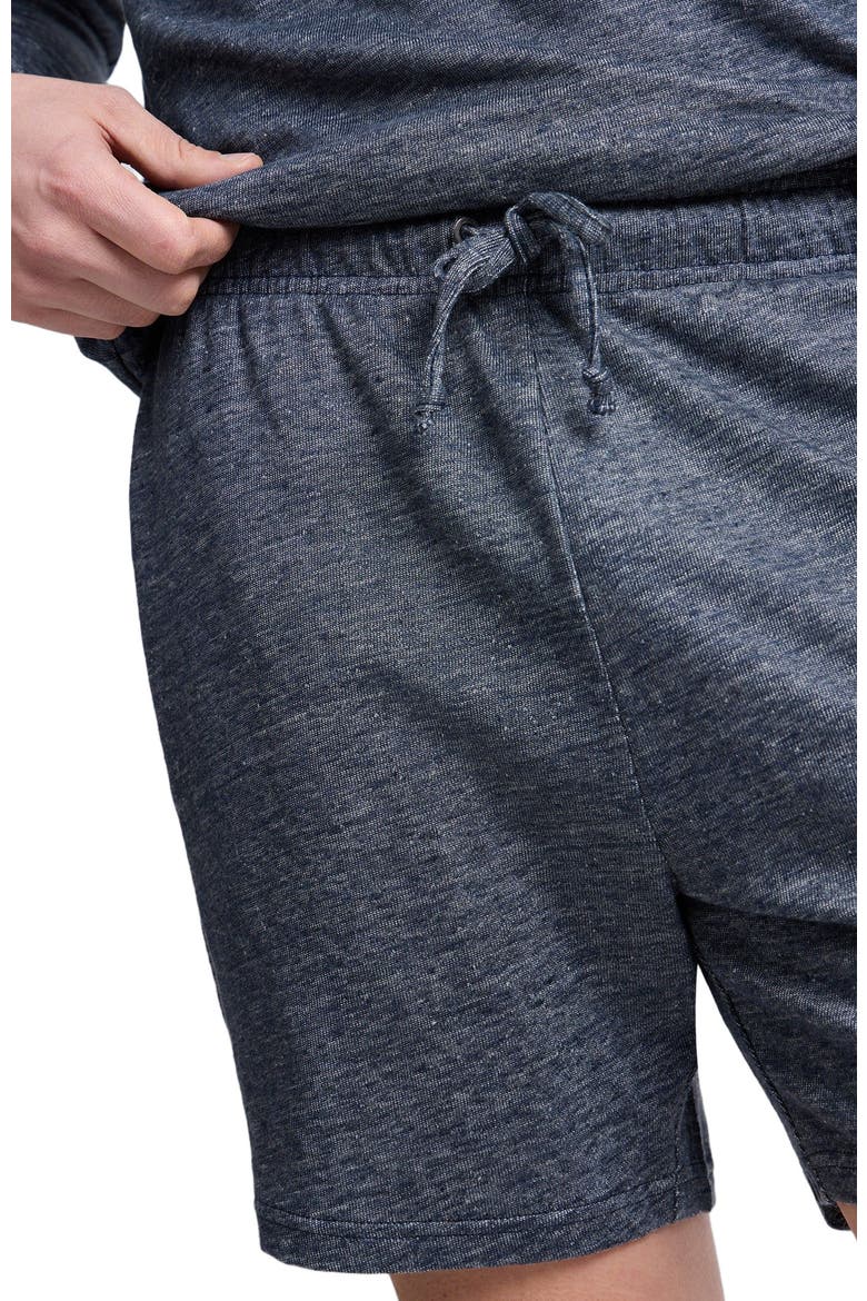 Linen Terry Shorts 6", Alternate, color, Washed Navy