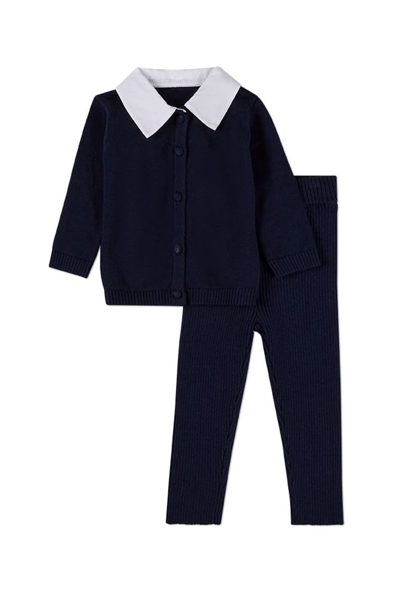 2 Piece Pop Collar Play Set, Main, color, Navy-White