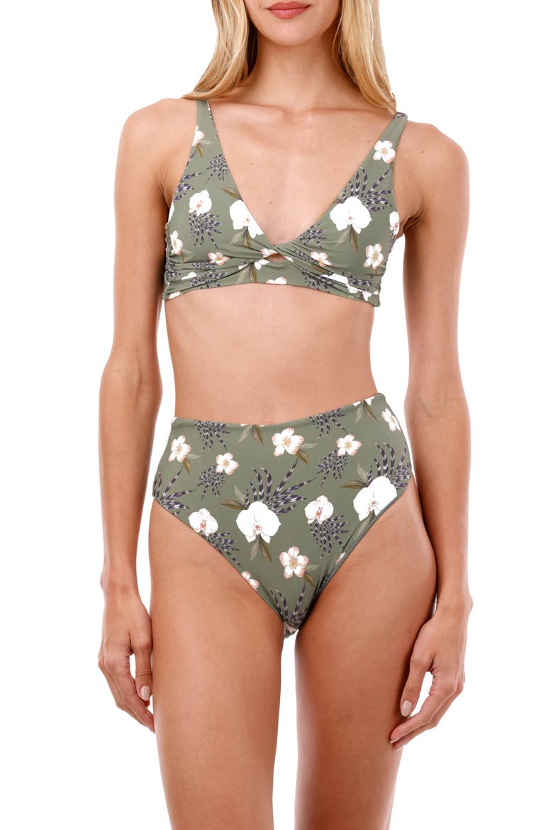Safari Mai Moon Bay High Waist Bikini Bottoms, Alternate, color, SAFARI MAI