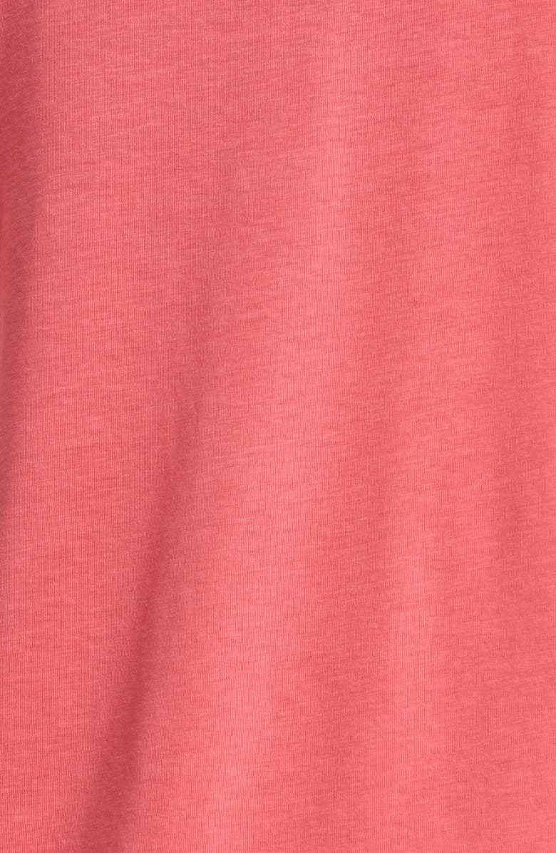 Marine Layer Tried and True Hemp & Cotton Crewneck T-Shirt, Alternate, color, Washed Red