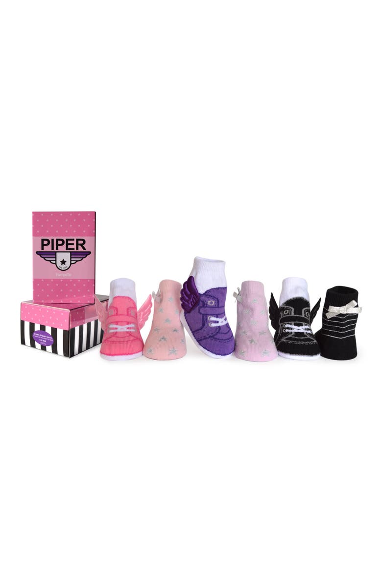 Piper Assorted 6-Pack Socks, Main, color, ASSORTED BRIGHTS